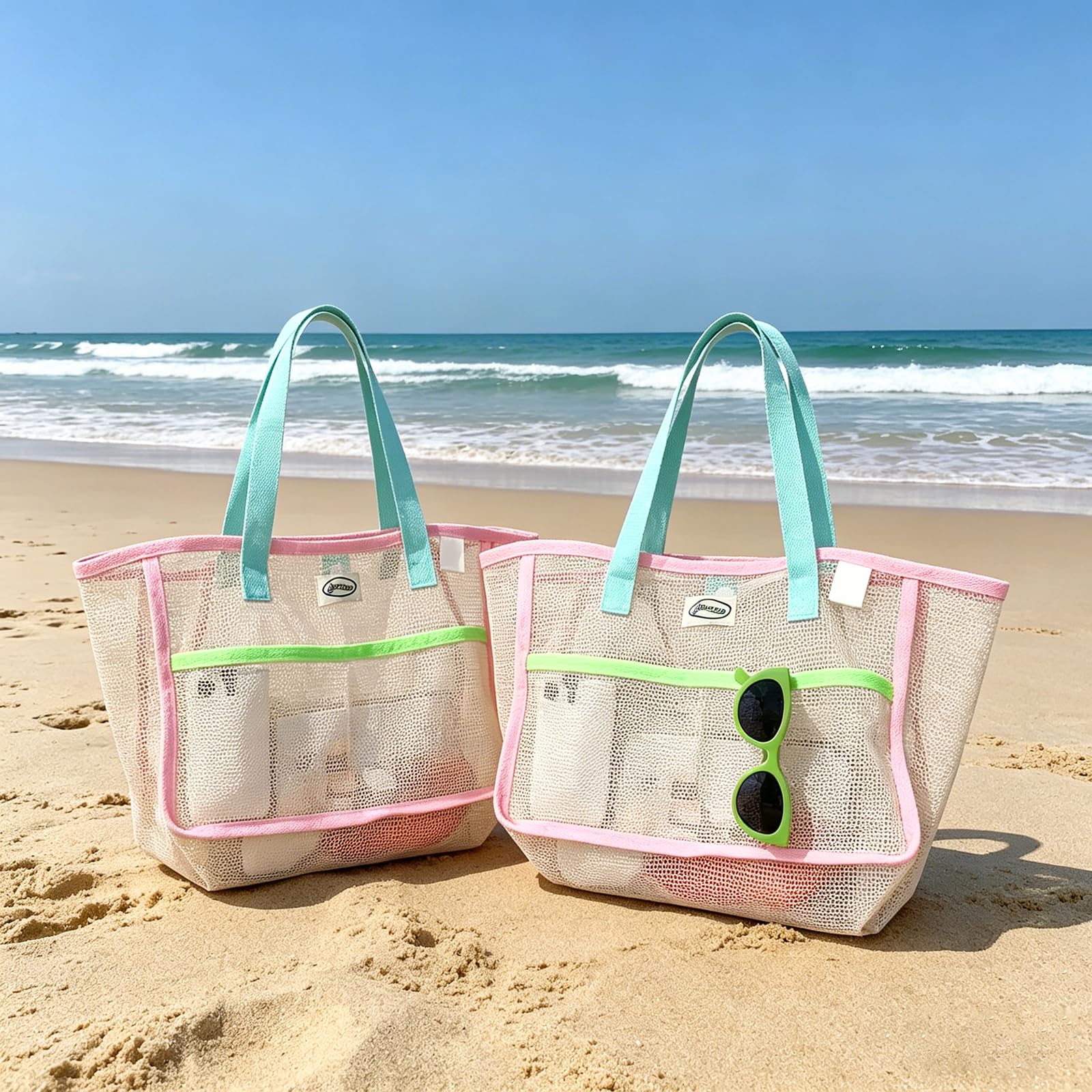 Women Accessories Bag - Beach Bags for Women Colorful Foldable