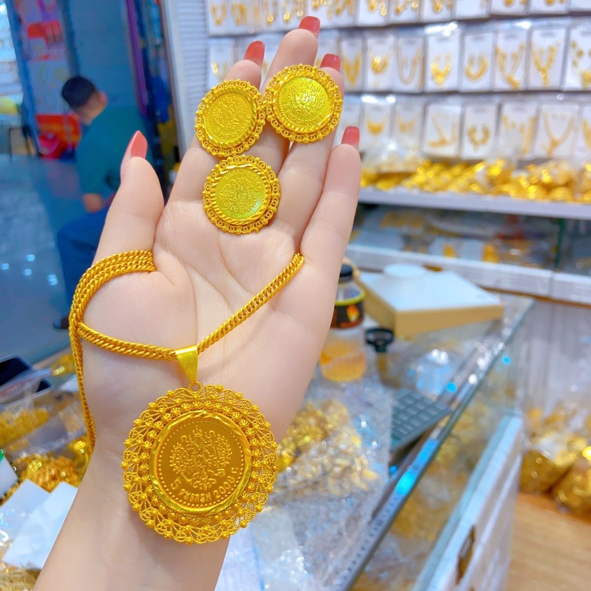 Women Accessories Dubai - New 24K Gold Plated Dubai Jewelry