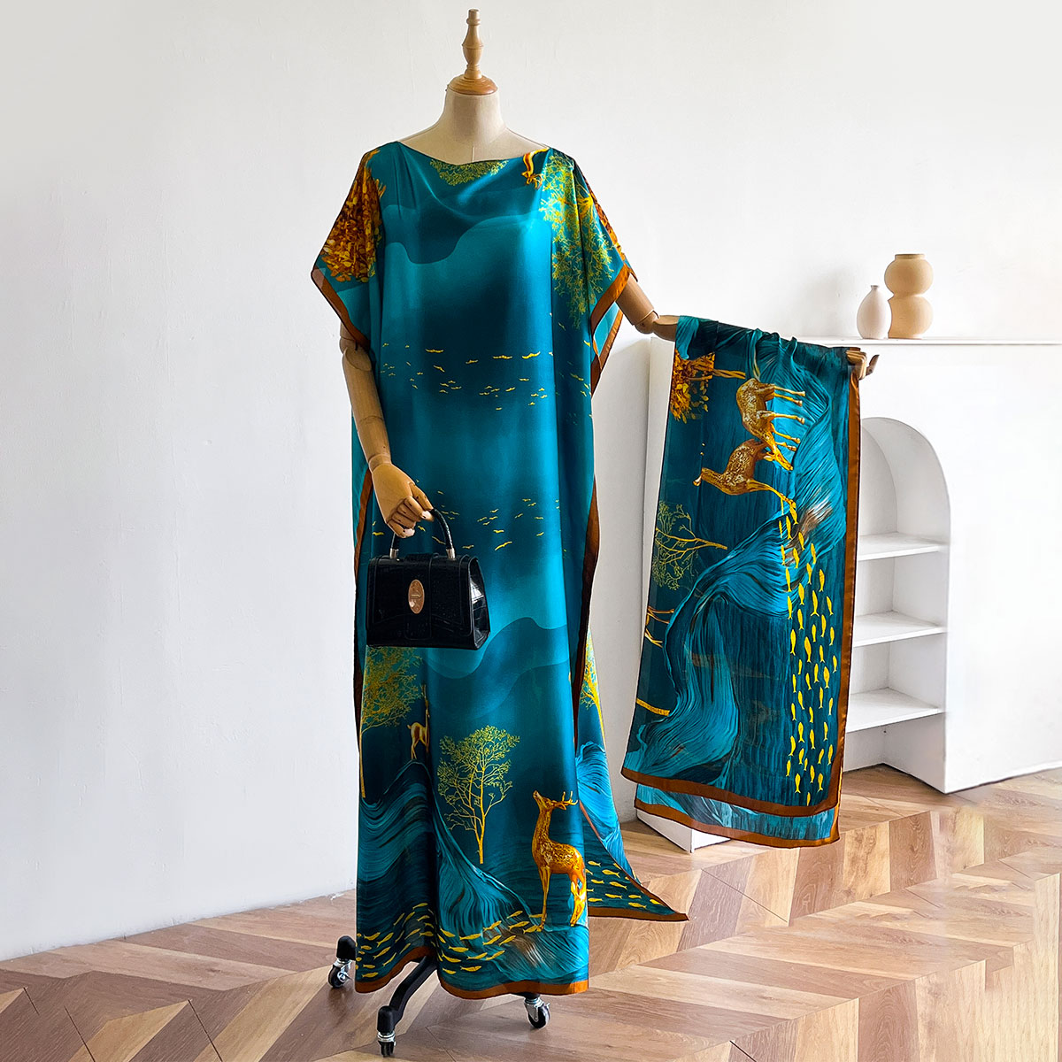 Women Accessories Dubai - Women's Long Shawl Dubai Fashion MUMU