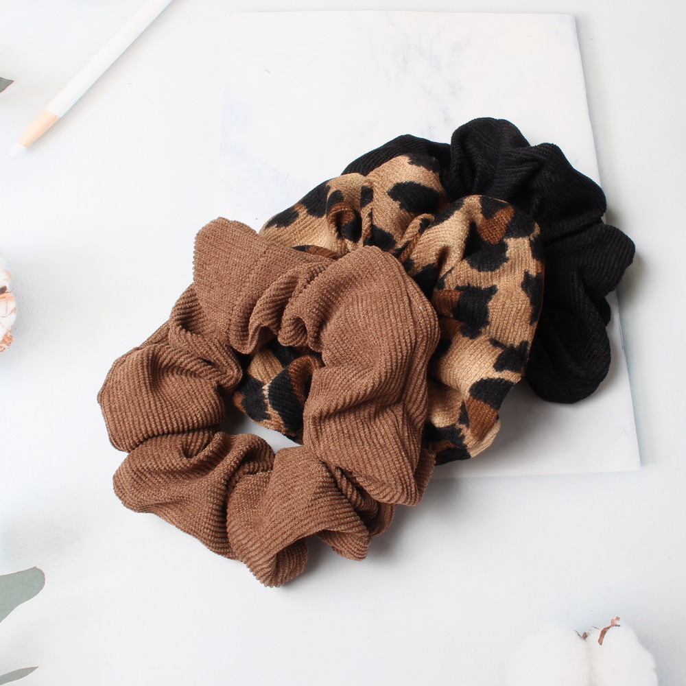 Leopard Print Scrunchie Cord A - Hair Tie Velvet recension och pris