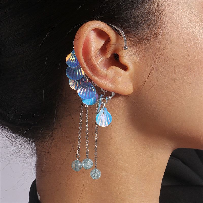 Aihua New Boho Pearl Starfish  - Tassel Earrings Boho recension och pris