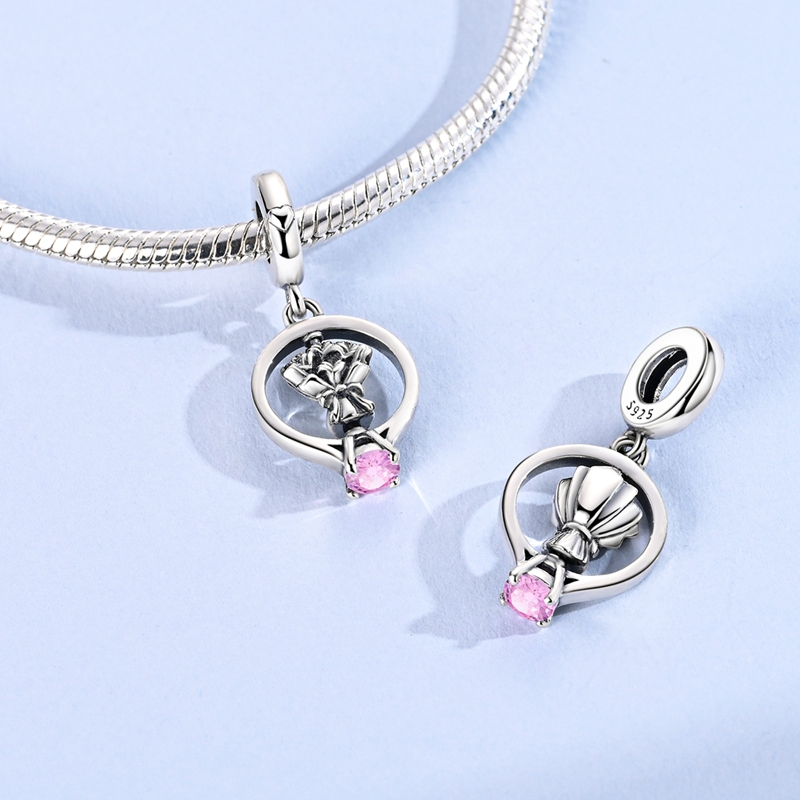 925 Silver Charm Bead Rotatabl - Women Accessories Bouquet recension och pris