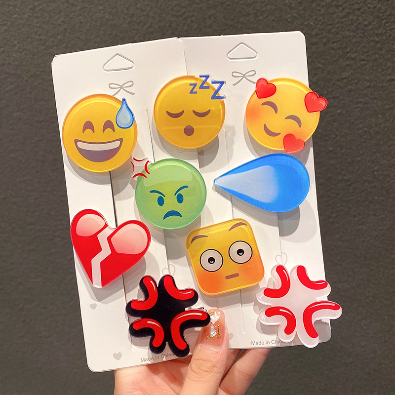 Fashion Emojied Hairpin Speech - Women Accessories Dropshipping recension och pris