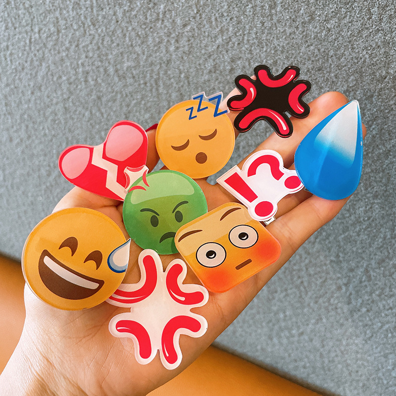 Fashion Emojied Hairpin Speech - Women Accessories Dropshipping recension och pris