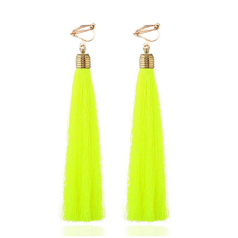 12cm&5.1'' Long Tassel Fiber C - Tassel Earrings Boho recension och pris