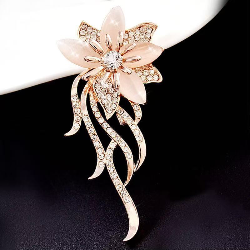 Vintage Cat's Eye Stone Orchid - Women Accessories Bouquet recension och pris