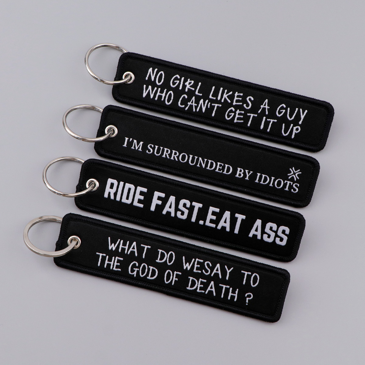 Warning Quotes Embroidery Key  - Women Accessories Quotes recension och pris