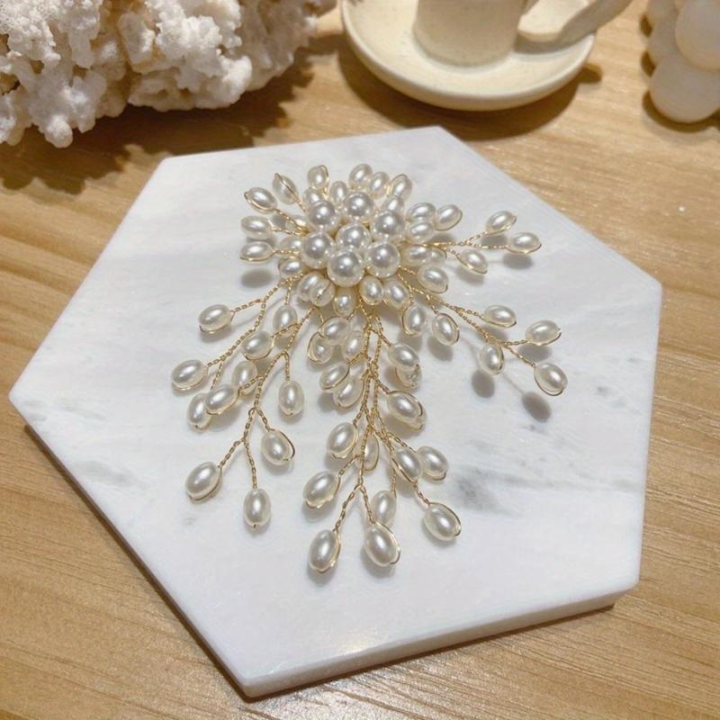 Vintage Elegant Pearl Flower B - Women Accessories Bouquet recension och pris