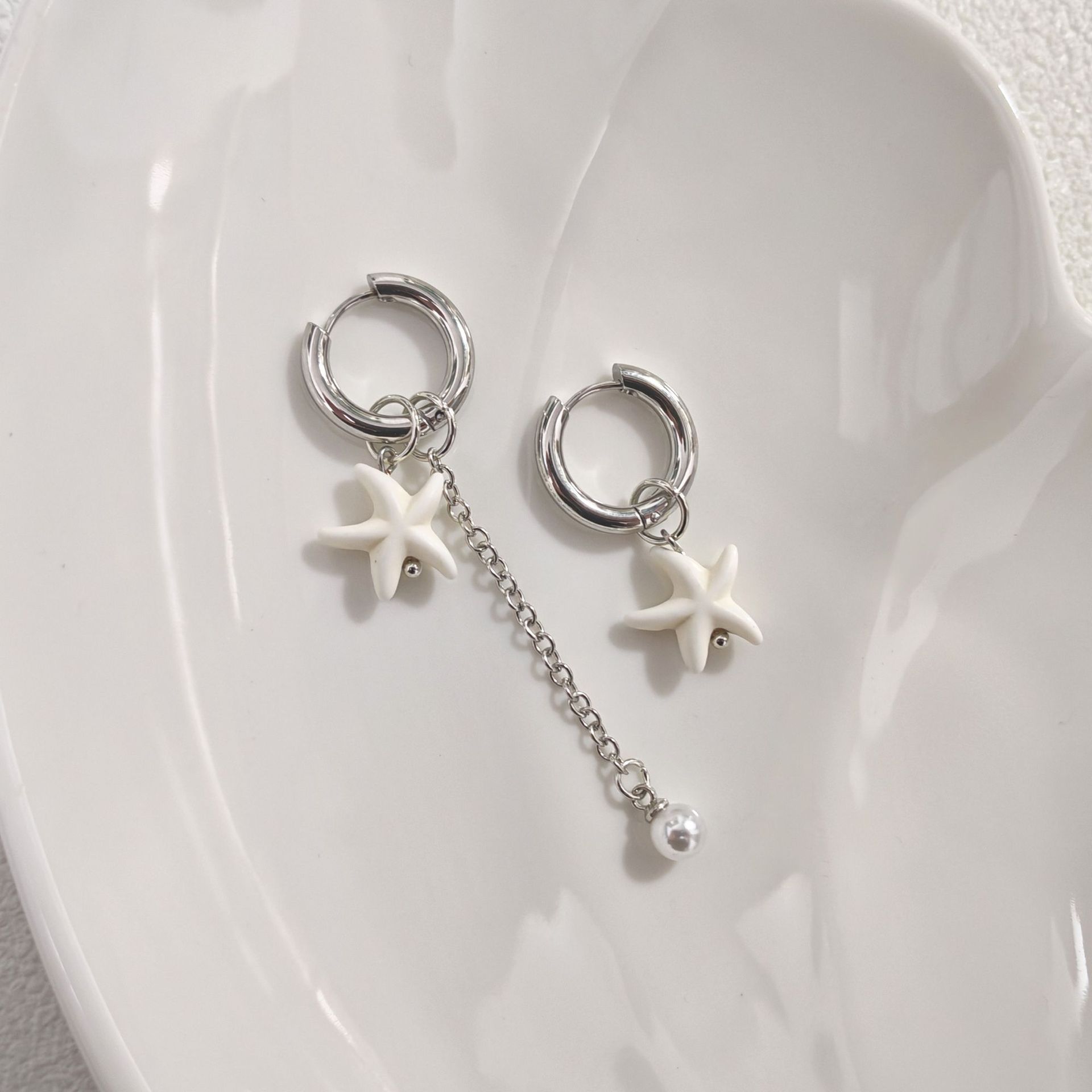 Summer Starfish Drop Earrings  - Tassel Earrings Boho recension och pris