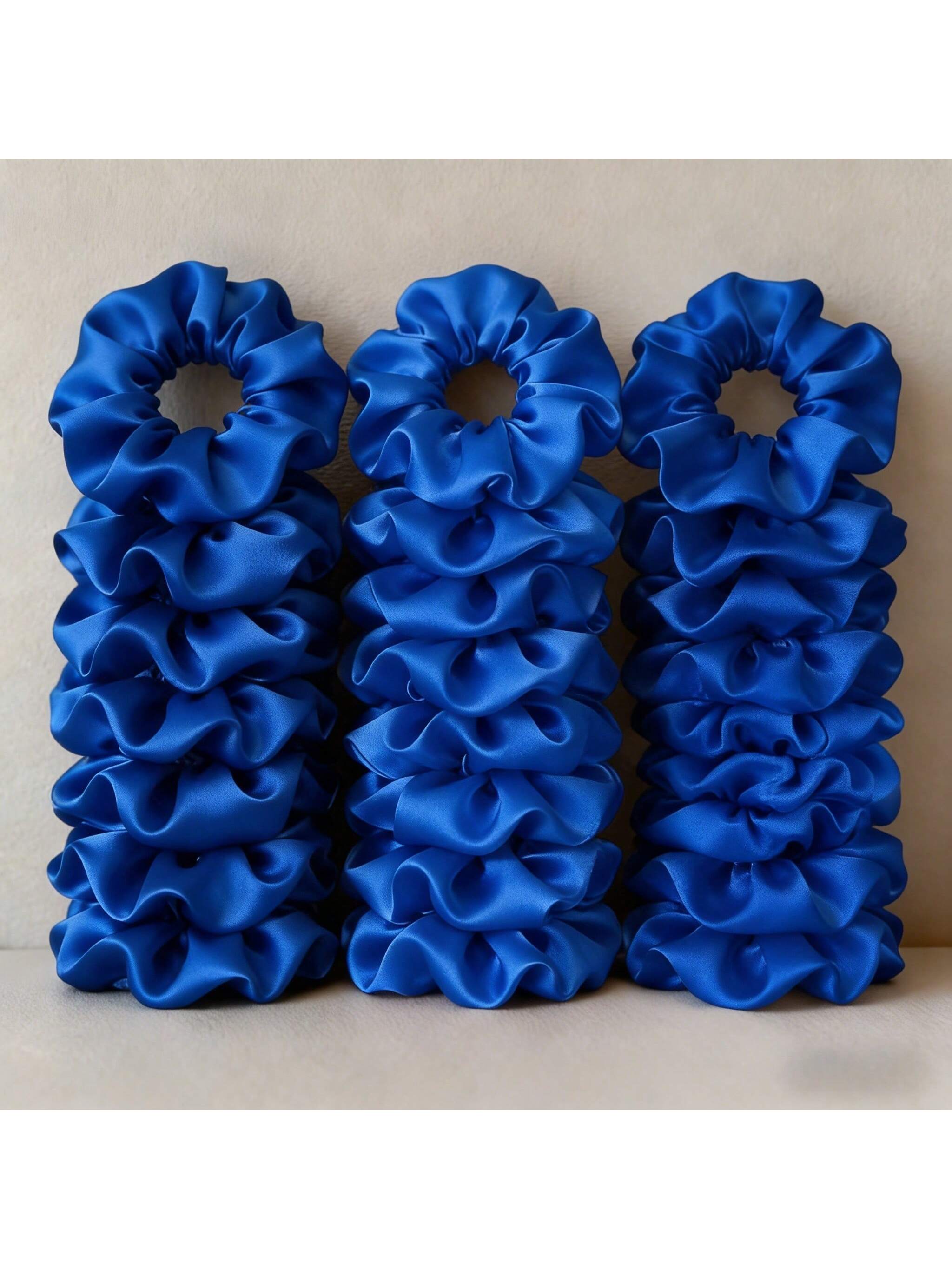 12/24pcs Solid Color Satin Hai - Hair Tie Velvet recension och pris