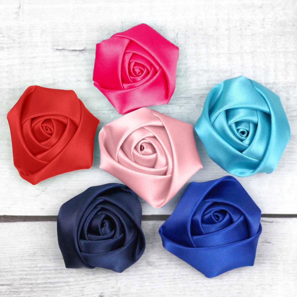 6Pcs Corsage Handmade Satin Ro - Women Accessories Bouquet recension och pris