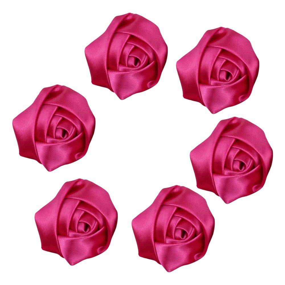 6Pcs Corsage Handmade Satin Ro - Women Accessories Bouquet recension och pris