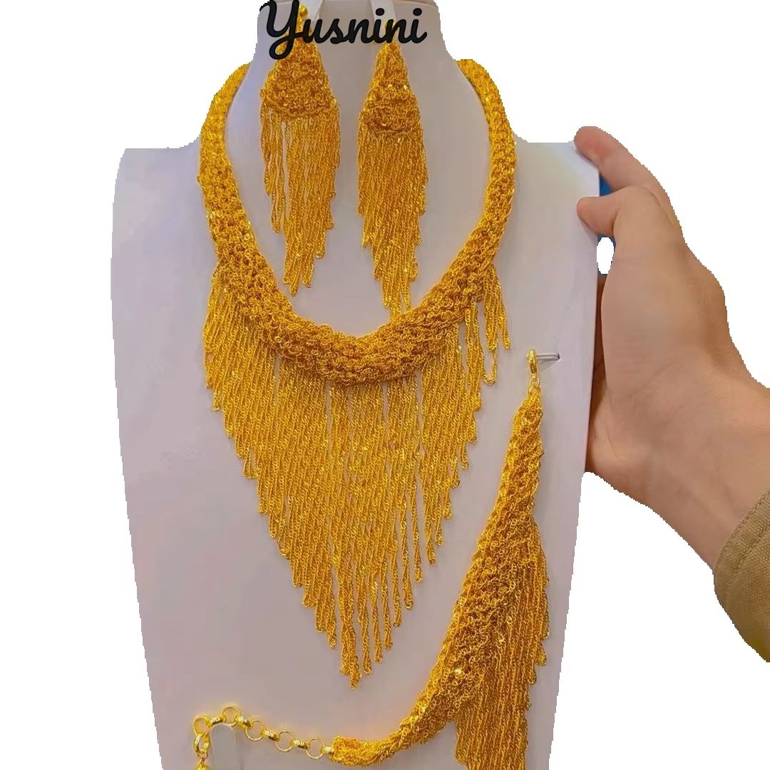 New Dubai 24K Gold Plated Brid - Women Accessories Dubai recension och pris