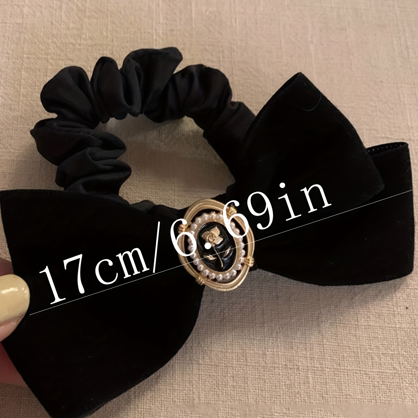 Elegant Velvet Bow Hair Tie wi - Hair Tie Velvet recension och pris