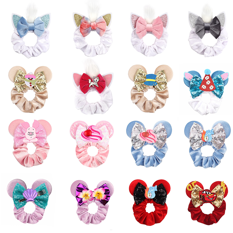 New Mouse Ears Velvet Scrunchi - Hair Tie Velvet recension och pris