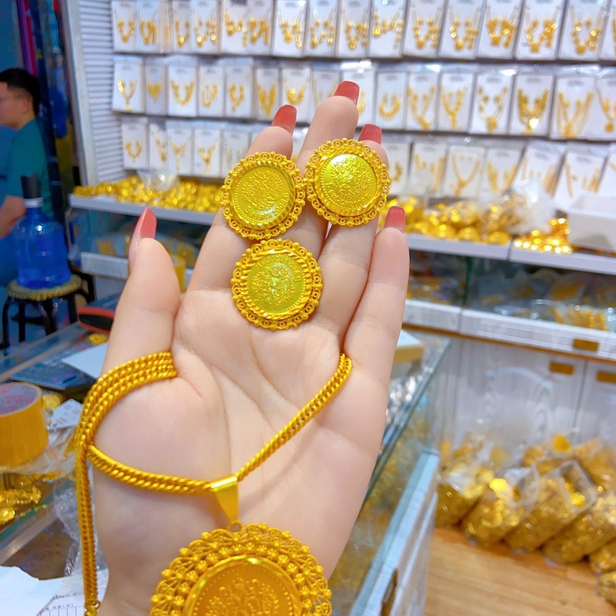 New 24K Gold Plated Dubai Jewe - Women Accessories Dubai recension och pris
