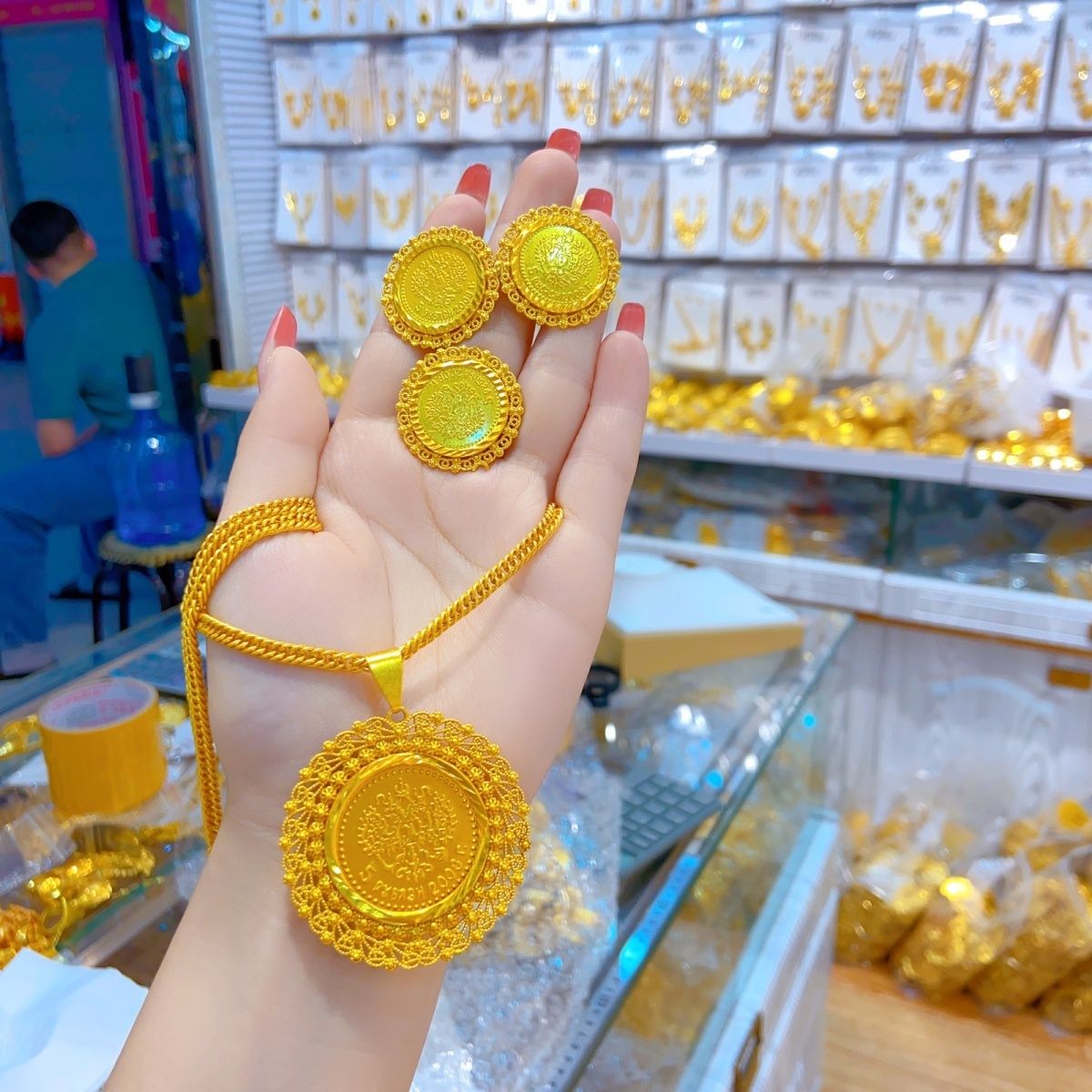 New 24K Gold Plated Dubai Jewe - Women Accessories Dubai recension och pris