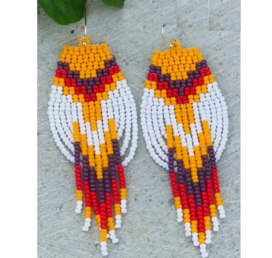ZGMXR Rice bead earrings Geome - Tassel Earrings Boho recension och pris