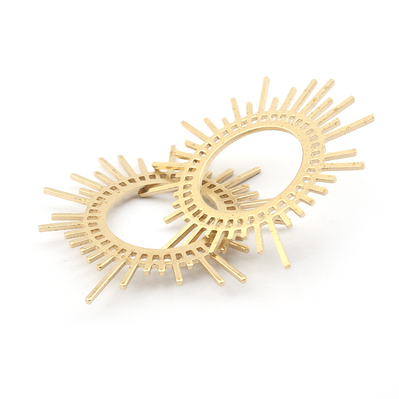 5pcs/lot Raw Brass Sun Burst C - Tassel Earrings Boho recension och pris