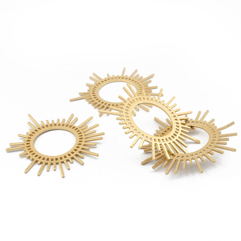 5pcs/lot Raw Brass Sun Burst C - Tassel Earrings Boho recension och pris