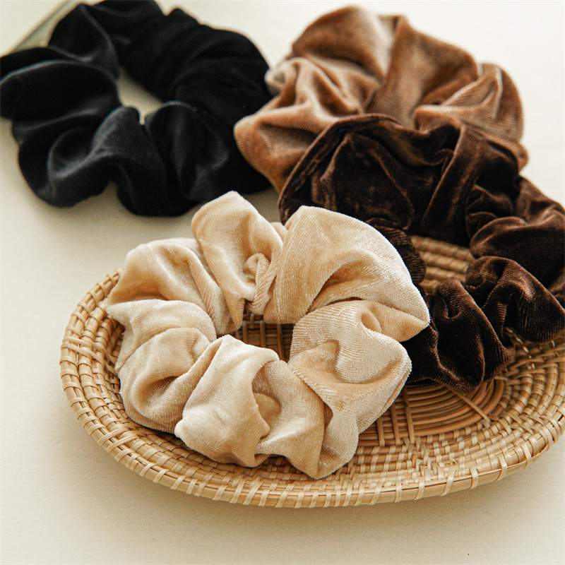 1-4PCS Women Hair Scrunchies V - Hair Tie Velvet recension och pris