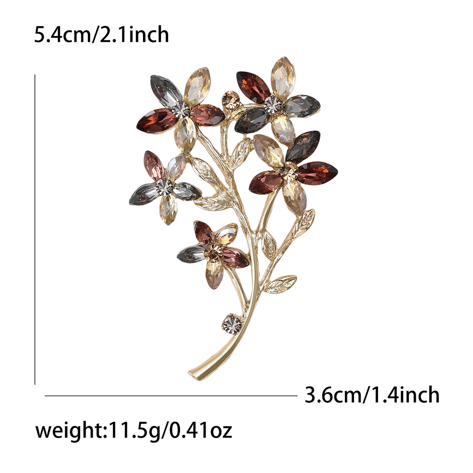 Beaut&Berry Luxury Rhinestone  - Women Accessories Bouquet recension och pris