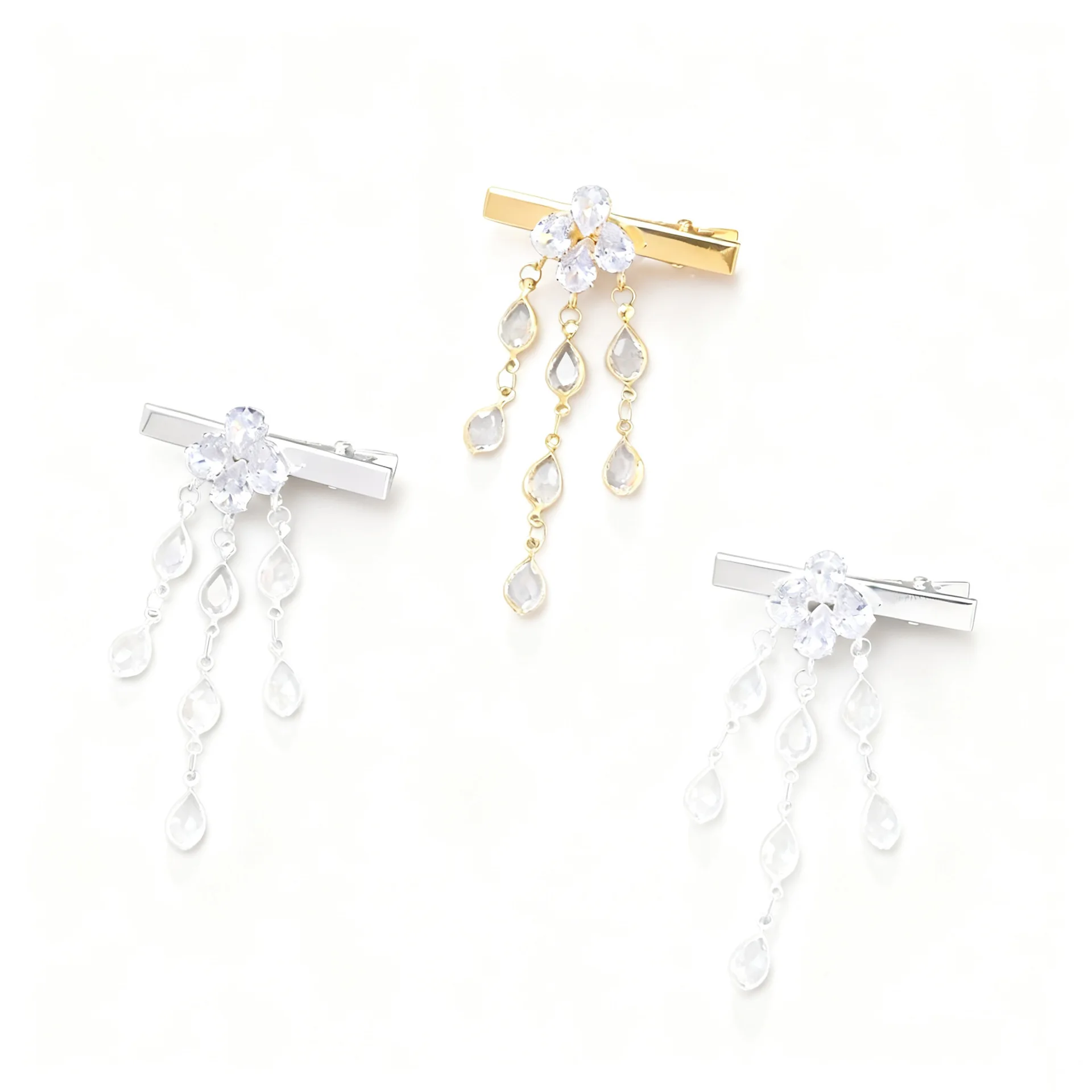Diamond-encrusted Water Drop F - Women Accessories Dropshipping recension och pris